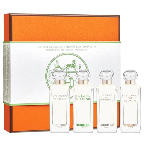 perfumes hermes un jardin en mediterranee|hermes parfums jardins discovery set.